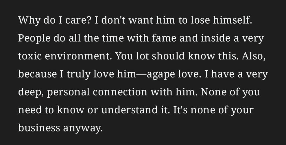 "A deep, personal connection."